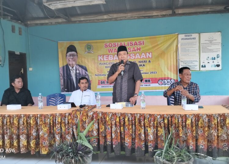 Wujudkan Persatuan dan Kesatuan Dalam Kehidupan Bermasyarakat, Yusuf Mustafa Edukasi Warga Sepinggan Lewat Wasbang