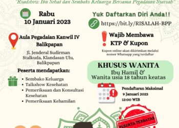 Yuk Daftar ! Pegadaian Syariah Siapkan Pemeriksaan Kesehatan Gratis 100 Perempuan Balikpapan