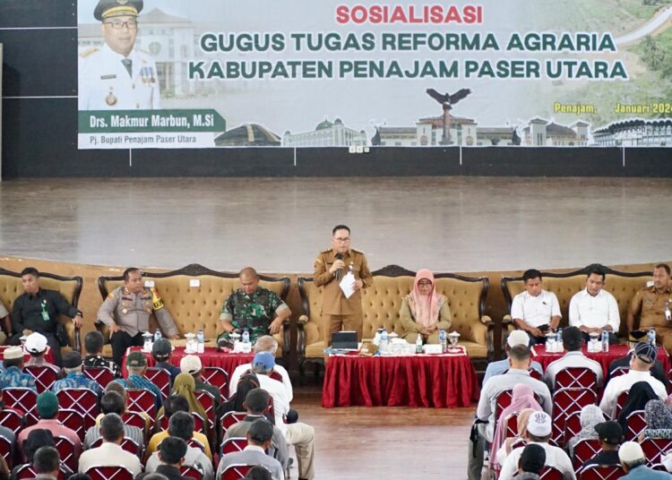 GTRA PPU Sosialisasikan Reforma Agraria Di Luar Bandara VVIP Dan Tol Segmen 5B