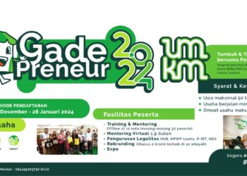 Buruan Daftar ! GadePreneur Hadir Lagi Dukung UMKM Naik Kelas