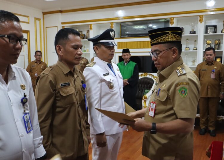 Tiga Pejabat Administrator dan Pengawas Pemkab PPU Resmi Dilantik, Ini Pesan Makmur Marbun