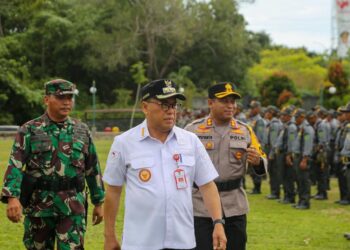 Sukseskan Pemilu Serentak 2024, 1.084 Anggota Satuan Linmas Dikerahkan Kawal Pengamanan