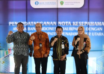 Pemkab PPU – BI Teken MoU, Kembangkan Ekonomi dan Keuangan Daerah