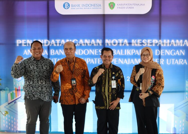 Pemkab PPU – BI Teken MoU, Kembangkan Ekonomi dan Keuangan Daerah