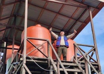 Desa Saliki Pastikan Ketersediaan Air Bersih dengan Membagikan Puluhan Tandon untuk Warga