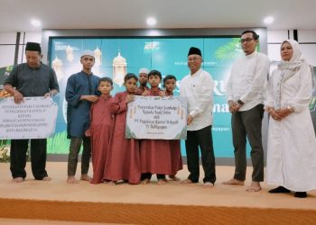 Berbagi Kebahagiaan, Pegadaian Kanwil IV Balikpapan Salurkan Ribuan Paket Sembako untuk Anak Yatim dan Penyandang Disabilitas