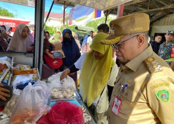 Bentuk Kepedulian Pemkab Kepada Masyarakat Makmur Tinjau Pasar Murah