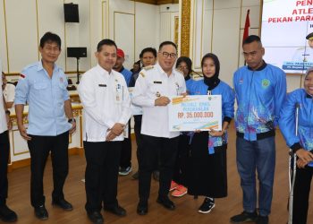 Apresiasi Prestasi Atlet Disabilitas di Peparprov Kaltim, Pj Bupati PPU Beri Penghargaan