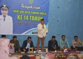 Harapkan Kemajuan di Hari Jadi Ke-14 Desa Gunung Mulia Babulu