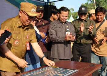 Tujuh Tahun Mangkrak Akhirnya Pasar Riko di Resmikan Pj.Bupati PPU