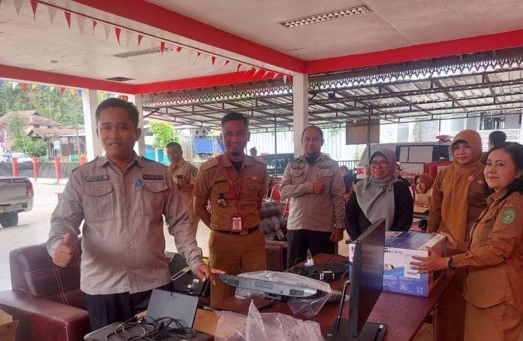 Pasca Kebakaran, Kantor Kelurahan Maluhu Bertempat di Sasana Krida Bhakti