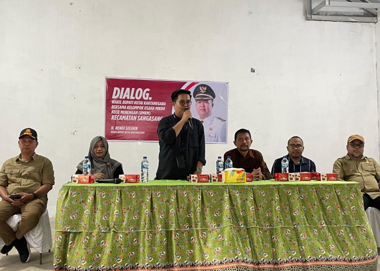 Rendi Solihin Dialog dengan Pelaku UMKM di Sanga-sanga, Singgung Soal Penyerahan Bantuan