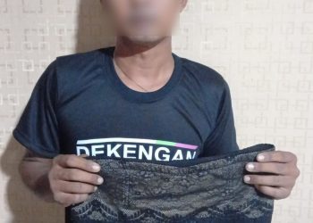 Pelaku Pencurian Pakaian Dalam Wanita di Karang Joang Diamankan