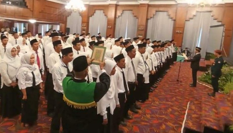 KPU PPU Melantik 162 Anggota PPS Pilkada 2024
