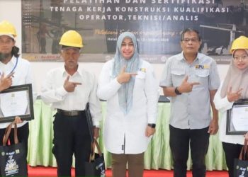 144 Tenaga Kontruksi di PPU Ikuti Pelatihan dan Sertifikasi