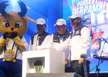 Porda VI Perpamsi Kaltim 2024 Resmi Dibuka di Alun-alun PPU