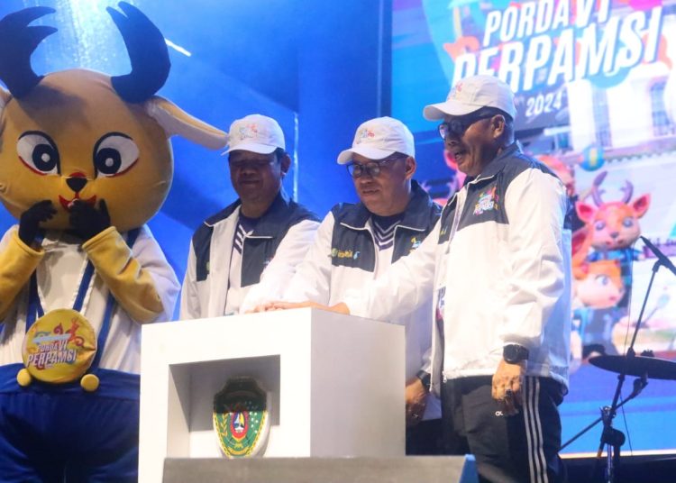 Porda VI Perpamsi Kaltim 2024 Resmi Dibuka di Alun-alun PPU