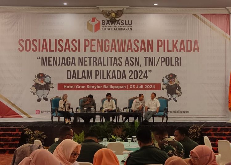 Bawaslu Balikpapan Sosialisasikan Netralitas ASN, TNI/Polri dalam Pilkada 2024