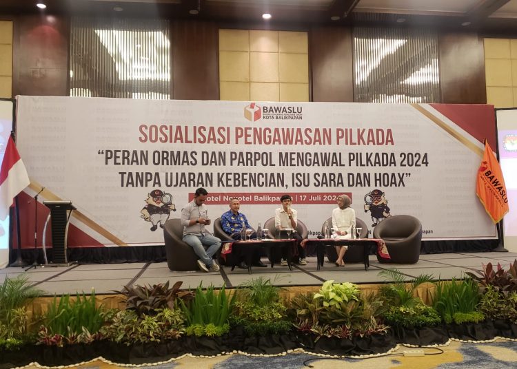 Bawaslu Balikpapan Ajak Ormas dan Parpol Awasi Pilkada Tanpa Ujaran Kebencian