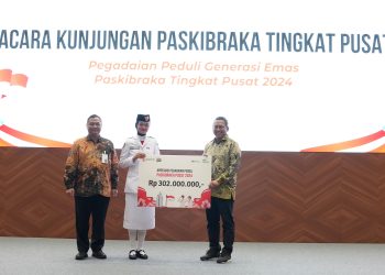 Apresiasi Paskibraka 2024, Pegadaian Berikan Beasiswa Tabungan Emas Rp 302 Juta