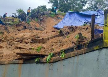 Dalam Sebulan Tercatat 20 Kasus Longsor di Balikpapan