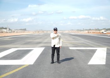 Pastikan Pembangunan Bandara Nusantara Berjalan Lancar