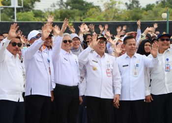 Apel Gabungan Penuh Makna, Penghormatan untuk Makmur Marbun yang Penuh Karya
