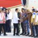 Mendarat Perdana, Jokowi Disambut Bangga di Bandara VVIP IKN