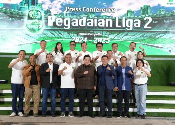 Liga 2 Bergema, Pegadaian hadir Dukung Olahraga