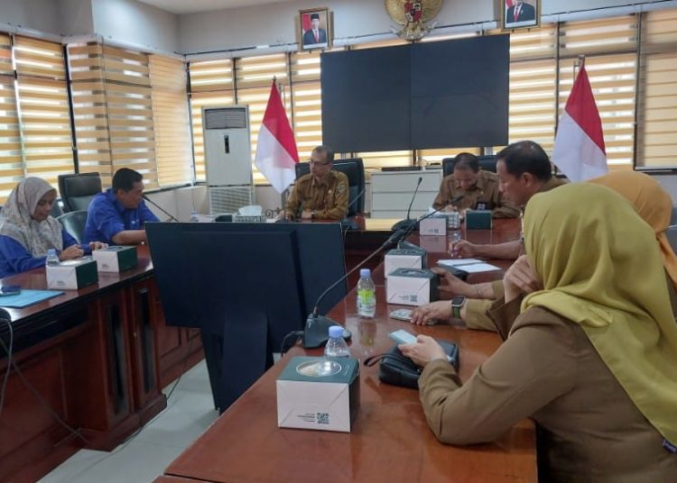 Pjs Wali Kota dan PTMB Bahas Peningkatan Layanan Air Bersih