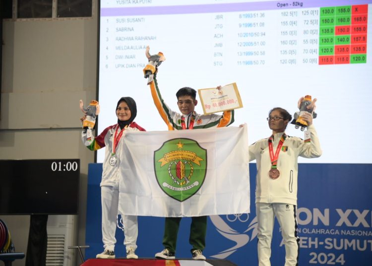 Widari Pecahkan Rekor Angkat Berat 505 Kg