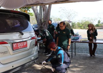DLH PPU Uji Emisi Kendaraan Dinas untuk Kurangi Polusi Udara