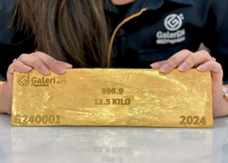 Pegadaian Galeri 24 Hadirkan Emas Batangan 12,5 Kg untuk Investasi Global