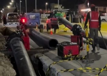 Target Rampung November, PTMB Genjot Pemasangan Pipa Transmisi di MT Haryono