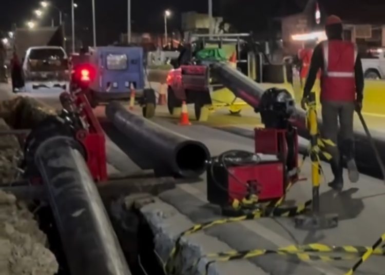 Target Rampung November, PTMB Genjot Pemasangan Pipa Transmisi di MT Haryono