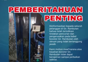PTMB Imbau Masyarakat Jaga Fasilitas Umum untuk Kelancaran Distribusi Air