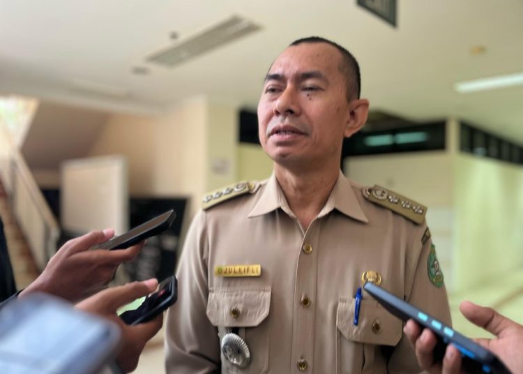 Akses Jalan Menuju Kantor Camat Perlu Segera Diperbaiki