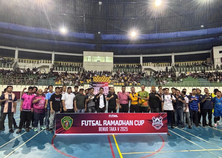 32 Tim Meriahkan Turnamen Futsal Ramadan Cup Benuo Taka V 2025
