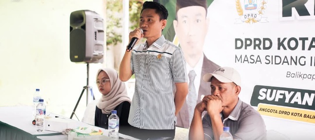 Sufyan Jupri Janji Kawal Aspirasi Warga Balikpapan Timur