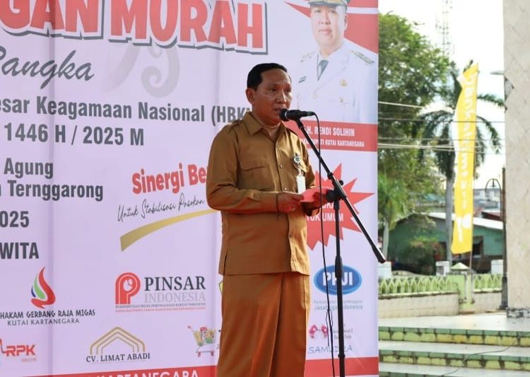 Antisipasi Lonjakan Harga, Pemkab Kukar Tebar 12 Ton Beras Murah di Gerakan Pangan Murah