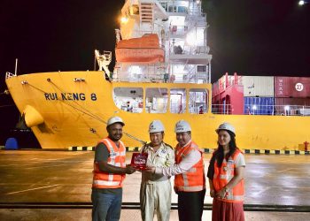 KKT Resmikan Jalur Pelayaran Baru dari Tiongkok ke Balikpapan