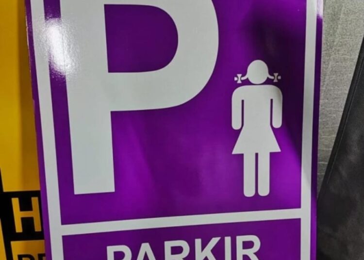 Parkir Khusus Perempuan Hadir di Kukar