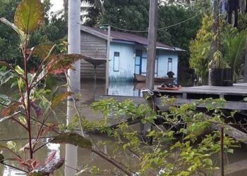 Air Meluap di Hulu Belayan, Warga Tabang Diminta Tetap Waspada