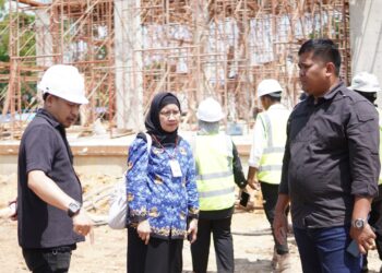 DPRD Tinjau Proyek Gedung DKP3 dan Disdag, Selisih Progres Dianggap Wajar