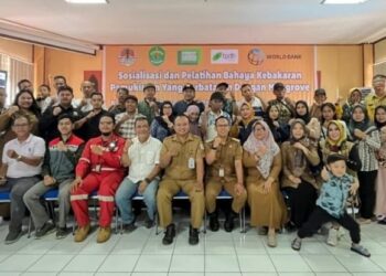 Warga Margasari Dapat Pelatihan Cegah Kebakaran, 32 RT Terima APAR