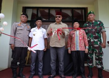 Kantor Desa Kahala Diresmikan, Bupati Edi Minta Pola Kerja Lama Ditinggal