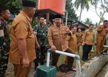 Sumur Bor dan Jalan Usaha Tani Perkuat Sektor Pertanian Kerta Buana