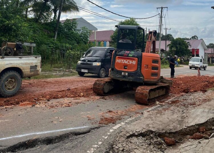 Longsor di Jalan Nasional, Camat Loa Janan Dorong Mitigasi Ilmiah dari Akademisi