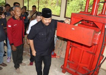 Gerakan Nol Sampah Dimulai dari Bukit Biru, Bank Sampah Asri Diresmikan