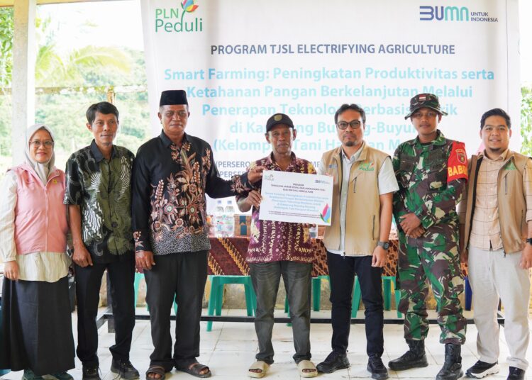 PLN Listriki Pertanian Pintar di Buyung-Buyung